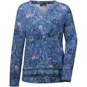 Goldner T-shirt bleu chiné / mélange de couleurs