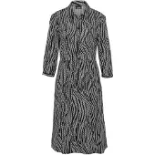 Goldner Robe-chemise noir / blanc