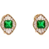 NAEMI Boucles d'oreilles or / vert