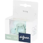 Difrax Sucette Naturelle 12m+ Stripy Mint 1 pc(s) Sucette(S)