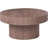 Beliani Table Basse Seul Marron Foncé