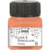 Kreul Glass & Porcelain Chalky, peinture pour porcelaine et verre (20 ml)