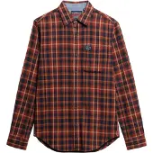 Superdry Chemise marine / mandarine / pêche / homard