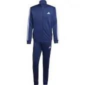 Adidas Sportswear Basic 3 Stripes French Terry Tracksuit Bleu 2XL Homme