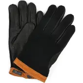 Hestra Gants Wool Tricot Noir En Cuir