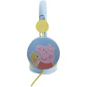 OTL TECHNOLOGIES Peppa Pig Écouteurs Avec fil Arceau Musique Bleu, Jaune