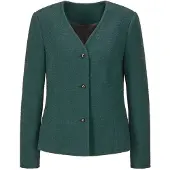 Goldner Blazer émeraude