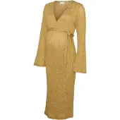 Mamalicious Robes en maille 'MLZenia' cognac