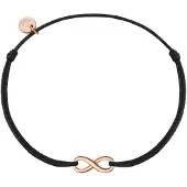 Glanzstücke Bracelet or rose / noir