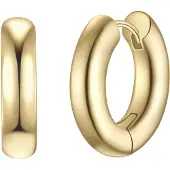 Yokoamii Boucles d'oreilles jaune d'or