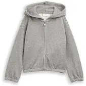 Tom Tailor Veste de survêtement gris chiné
