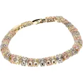 NAEMI Bracelet or / or rose / argent