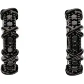 NAEMI Boucles d'oreilles noir