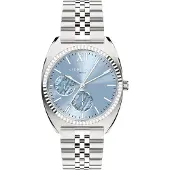 Liebeskind berlin Montre à affichage analogique bleu clair / argent
