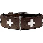 Hunter Collier Swiss en cuir véritable (Chien, Général)