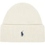 Ralph Lauren Bonnet 'Pony' crème / marine