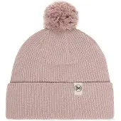 Buff Knitted Beanie Rose