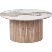 Beliani Table Basse Dora Céramique Marron
