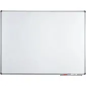 MAUL Tableau blanc MaulStandard - cadre alu - émaillé - l. 450 x H 300 mm - avec auget