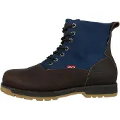 Levi's Bottines à lacets 'Logan' bleu marine / marron