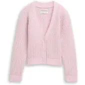 Tom Tailor Cardigan bleu clair / or / violet néon / rose