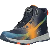 VADO Bottes bleu-gris / bleu foncé / mandarine