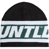 Bershka Bonnet vert / noir / blanc