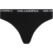 Karl Lagerfeld String noir / blanc cassé
