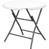 Wellhome 80x80x74 Cm Folding Cocktail Table Argenté