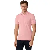 Hackett Hm5600093 Slim Fit Short Sleeve Polo Rose L Homme