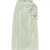 Dreimaster Maritim Jupe olive / blanc cassé