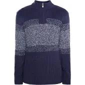 ICEBOUND Pull-over 'Palpito' bleu marine / blanc