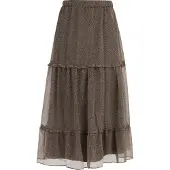 Dreimaster Jupe olive / blanc cassé