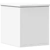 vidaXL Coffre blanc 30x35x35 cm Bois composite