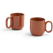 HAY Barro Tasse - Lot de 2 Natural
