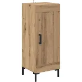 vidaXL Buffet Olden Artisan chêne 34,5 x 34 x 90 cm