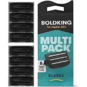 Boldking Duopack de lames de rasoir 8 lames pour peau normale (8 x)