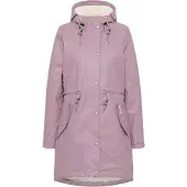 Mymo Parka mi-saison gris clair / lilas