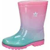 Lico Bottes en caoutchouc 'Stormy' aqua / rose