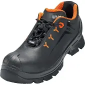 Uvex Chaussures basses de sécurité 2 MACSOLE taille 52 W14 S3L ESD SR HRO noir/or 6522.4, Niveau de protection:S3, Taille:48, Couleur:noir/orange, Largeur:11