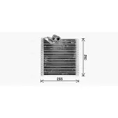 Ava Cooling Évaporateur de climatisation RTV668 AVA