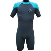 Kynay Shorty à Manches Courtes Avec Fermeture éclair Dans Le Dos Surf Neoprene Wetsuit 2 Mm
