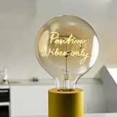 MITB by Elements Lighting Positive Vibes Only Lampe de Table