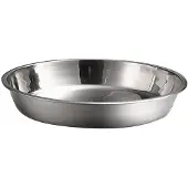 OEM Assiette ronde en acier inoxydable de 27,5 cm, robuste