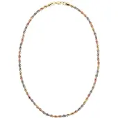 Faina Chaîne or / or rose / argent