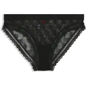 HUGO Slip en dentelle avec taille logotée