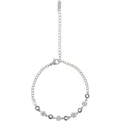 Faina Bracelet argent / transparent