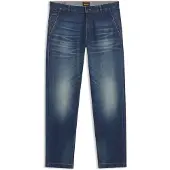 BOSS Jean fuselé effet usé en denim stretch confortable