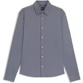 BOSS Chemise Regular en jersey Oxford stretch performant