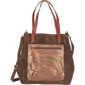Curuba Cabas 'Rogen' cognac / brun foncé / or rose